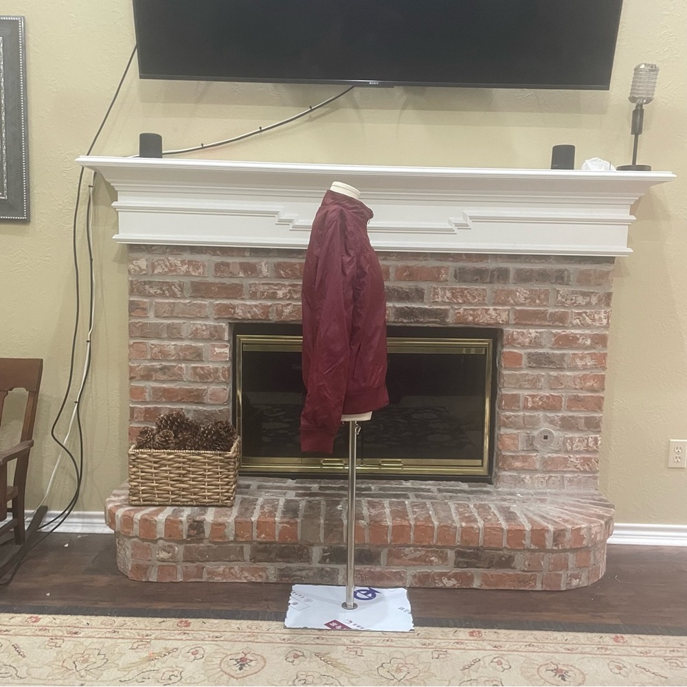 Prince + Fox maroon red athletic windbreaker jacket / S / Excellent condition - Picture 8 of 11